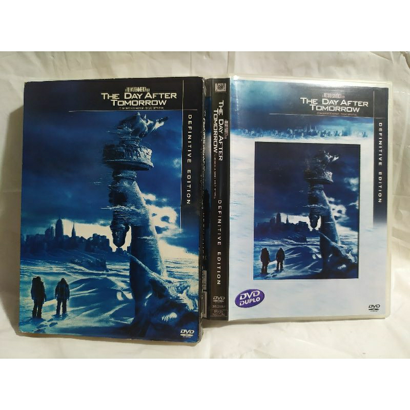 Dvd o dia depois de amanhã 2 discos edição definitiva c/luva 2004