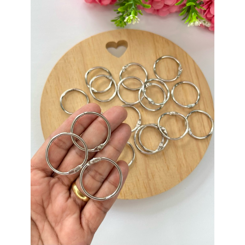 Argola Articulada em Metal Para Encadernação /Scrapbook/Albúns/Cadernos 15mm 20mm 25mm 30mm 40mm 50mm