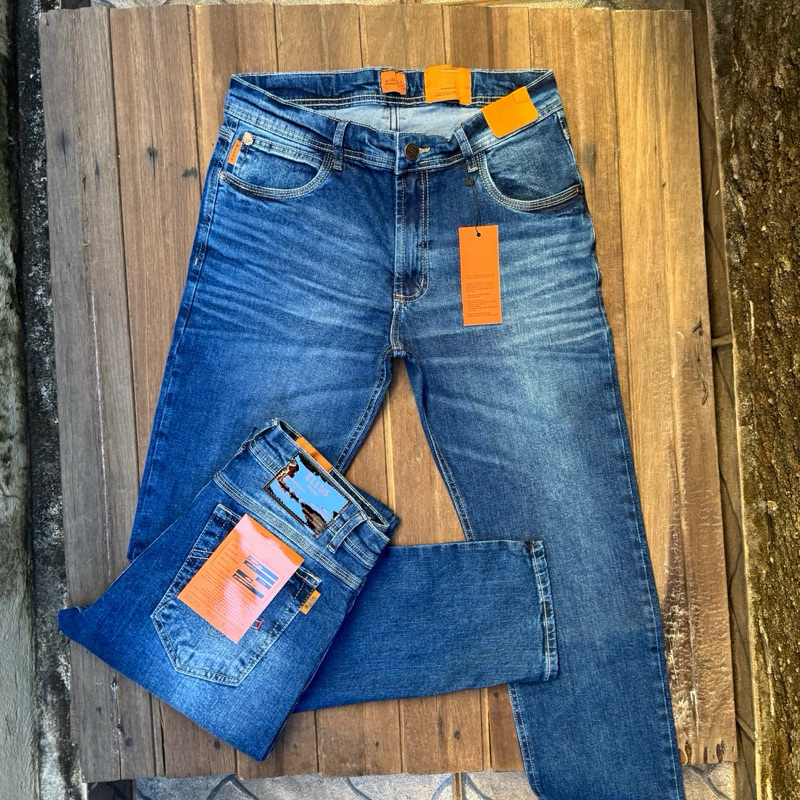 Calça Jeans Masculina Premium Com Elastano