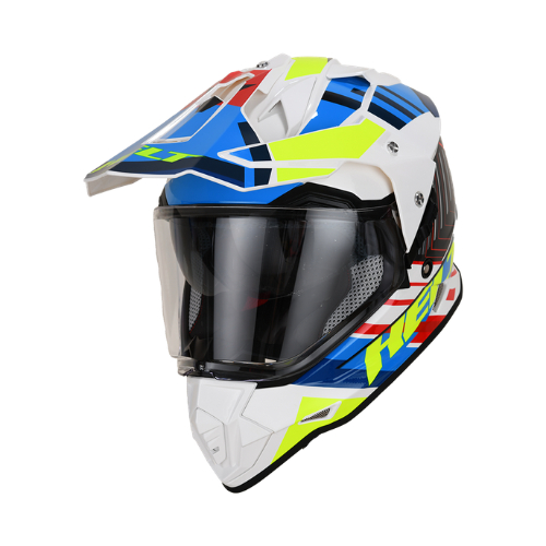 Capacete Helt Cross Vision Glass Town Com Viseira Anti Risco + bolsa Helt