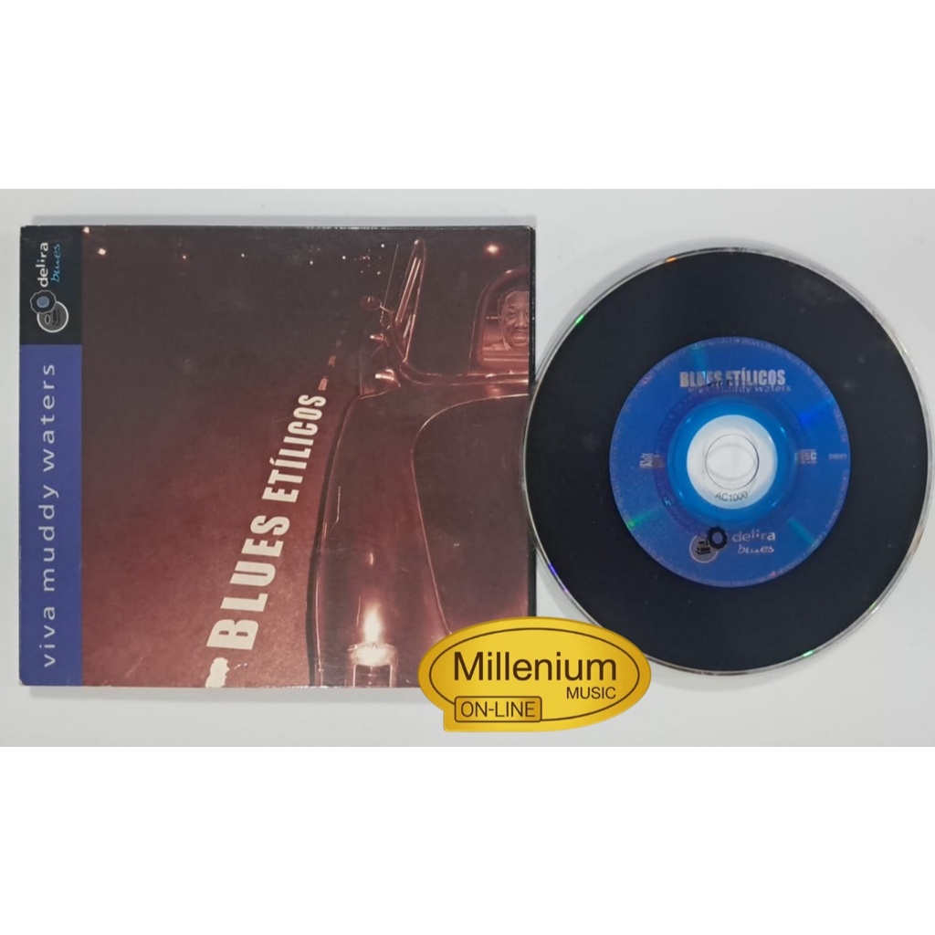 CD Blues Etílicos Viva Muddy Waters 2007 Original Gravadora Colecionador Ótimo Estado