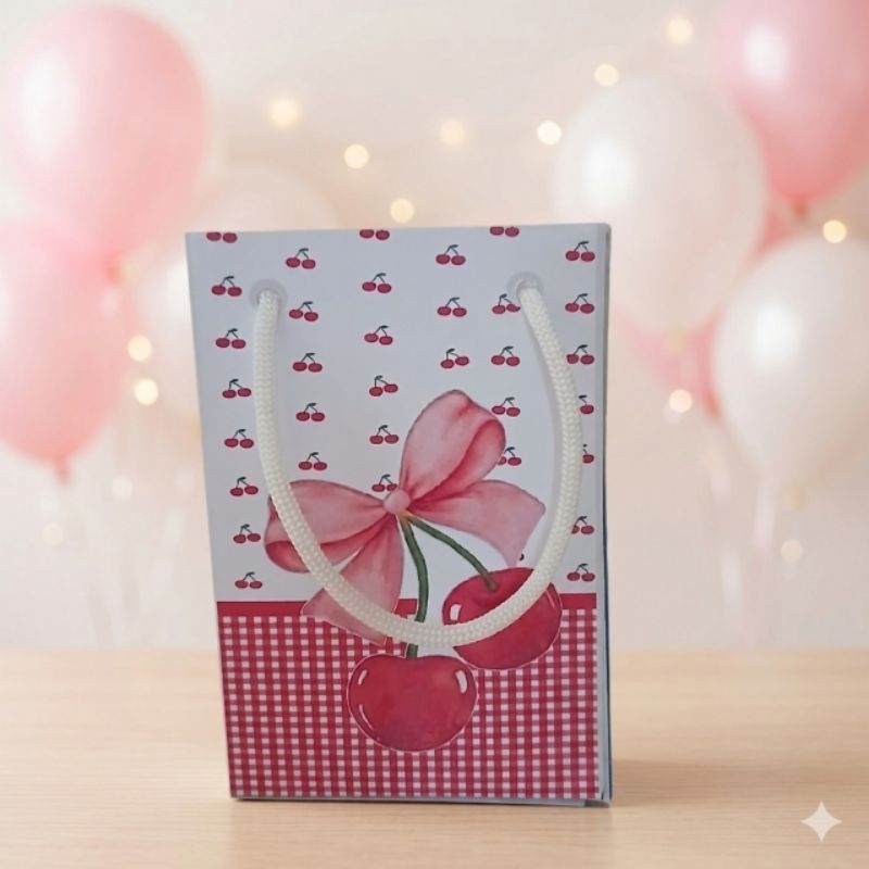 Sacolinhas Personalizadas Cerejinha | Lembrancinhas Surpresa | Festa Infantil