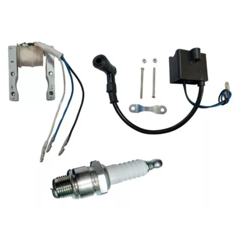 Kit Cdi + Bobina + Vela Bicicleta Motorizada até 80cc Moskito