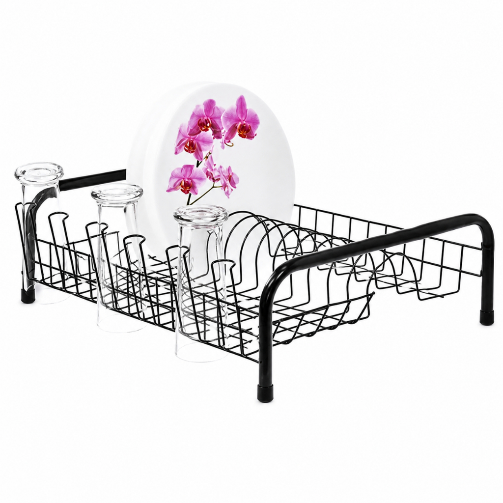 Escorredor de Louça Top Grande Aço Resistente Porta Pratos Copos Cozinha
