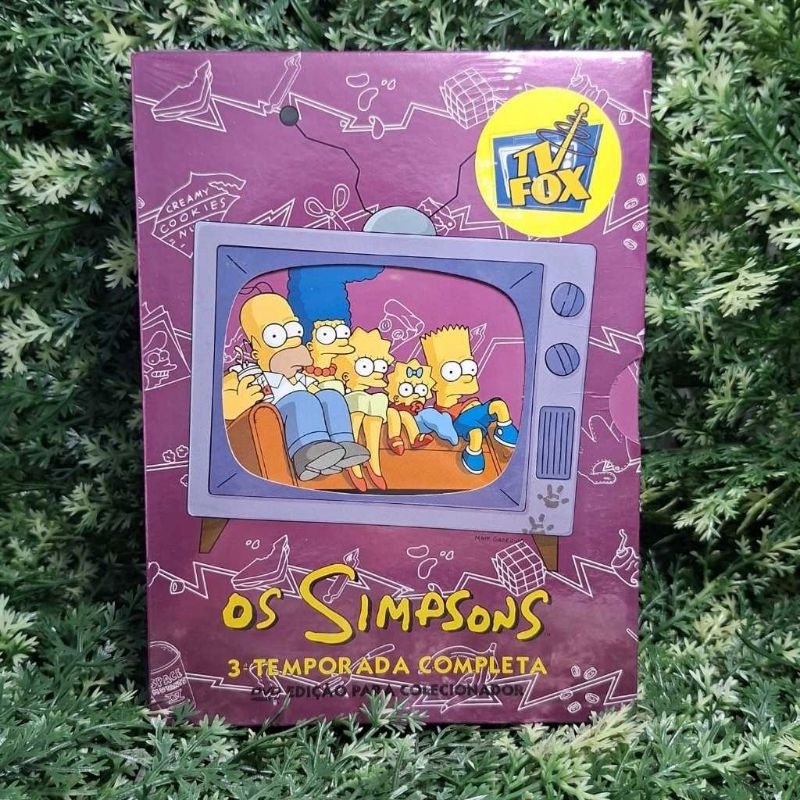 Box Dvd - Os Simpsons - 3° Temporada Completa - Edição para Colecionador - Nova Lacrada