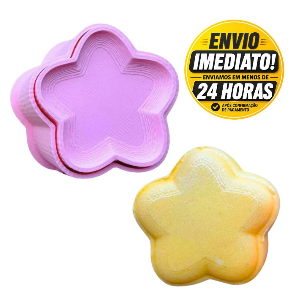 Modelador Ejetor Estrela para Brigadeiro, Doce, Docinhos Confeitaria, Céu, Espaço- 2 Peças