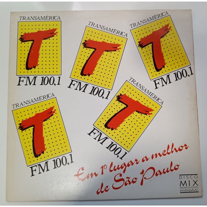 LP Transamérica FM - INXS, Bon Jovi, Biquíni, Cavadão, Cazuza, Em Excelente Estado