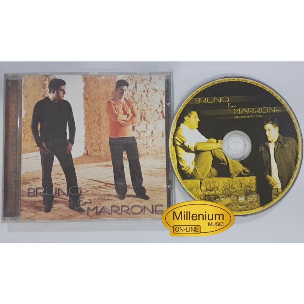CD Bruno & Marrone  Meu Presente É Você 2005 Original Gravadora Colecionador Ótimo Estado