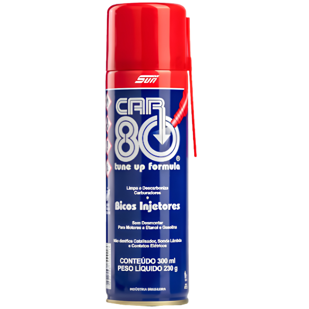 KIT 2 DESCARBONIZANTE CAR 80 SPRAY 300ML