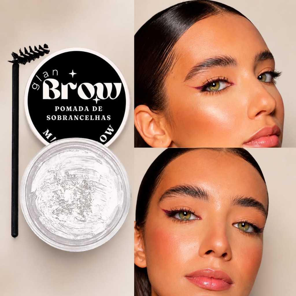 Gel de Sobrancelha Incolor Fixador Transparente Alta Fixação Brow Lamination Profissional