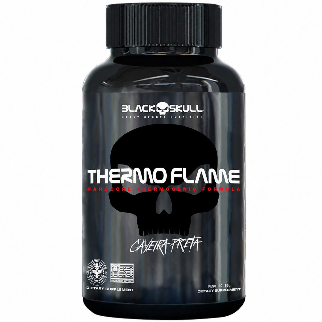 Termogênico Thermo Flame  Tabletes - Black Skull