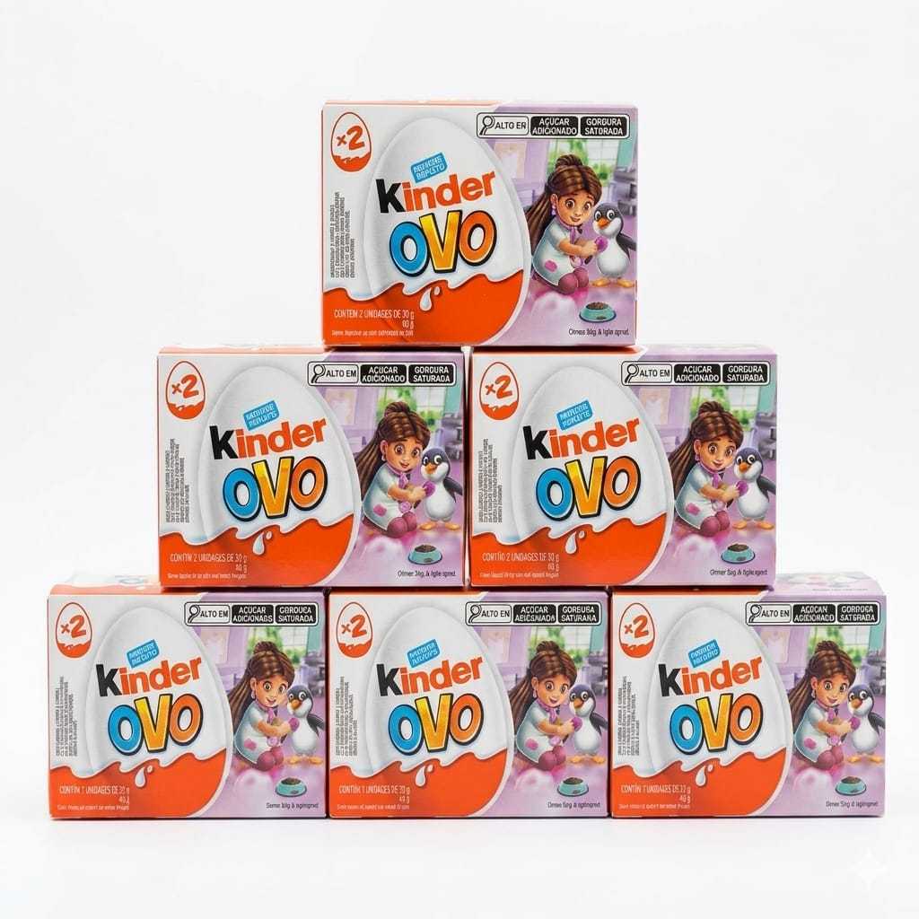 Kit Kinder Ovo Meninas Mundo da Venterinária | Caixas Lacradas com Surpresa