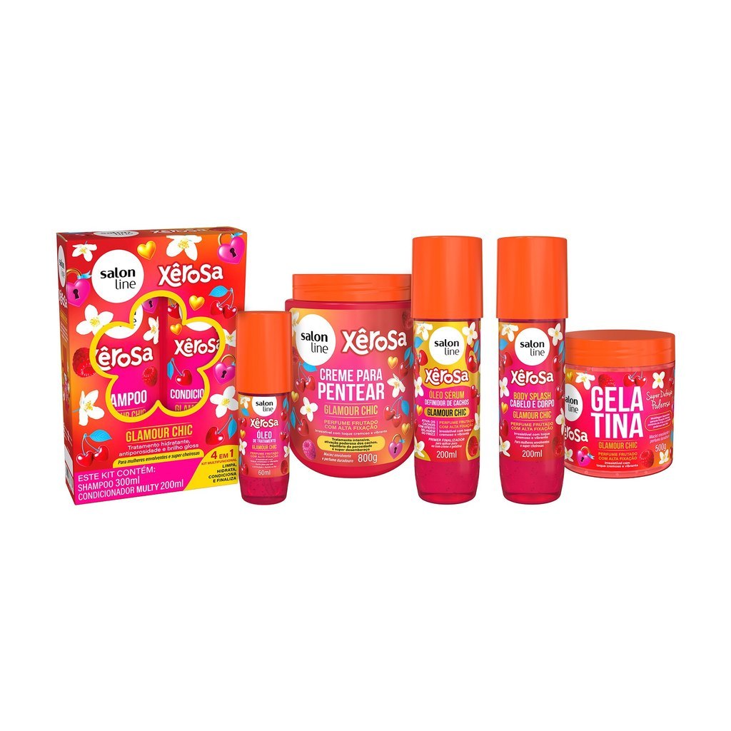 Kit Tratamento e Finalização Xêrosa Glamour Chic