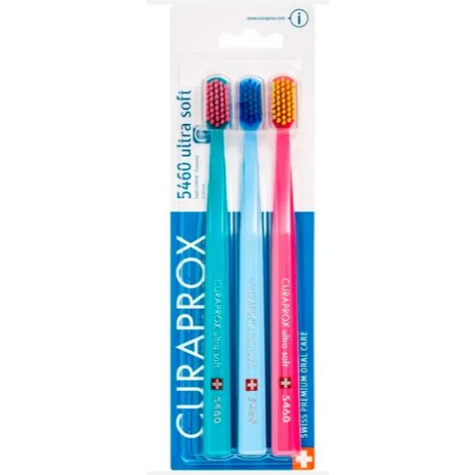 Escova de Dente Curaprox Ultra Soft 5460 - 3 unidades