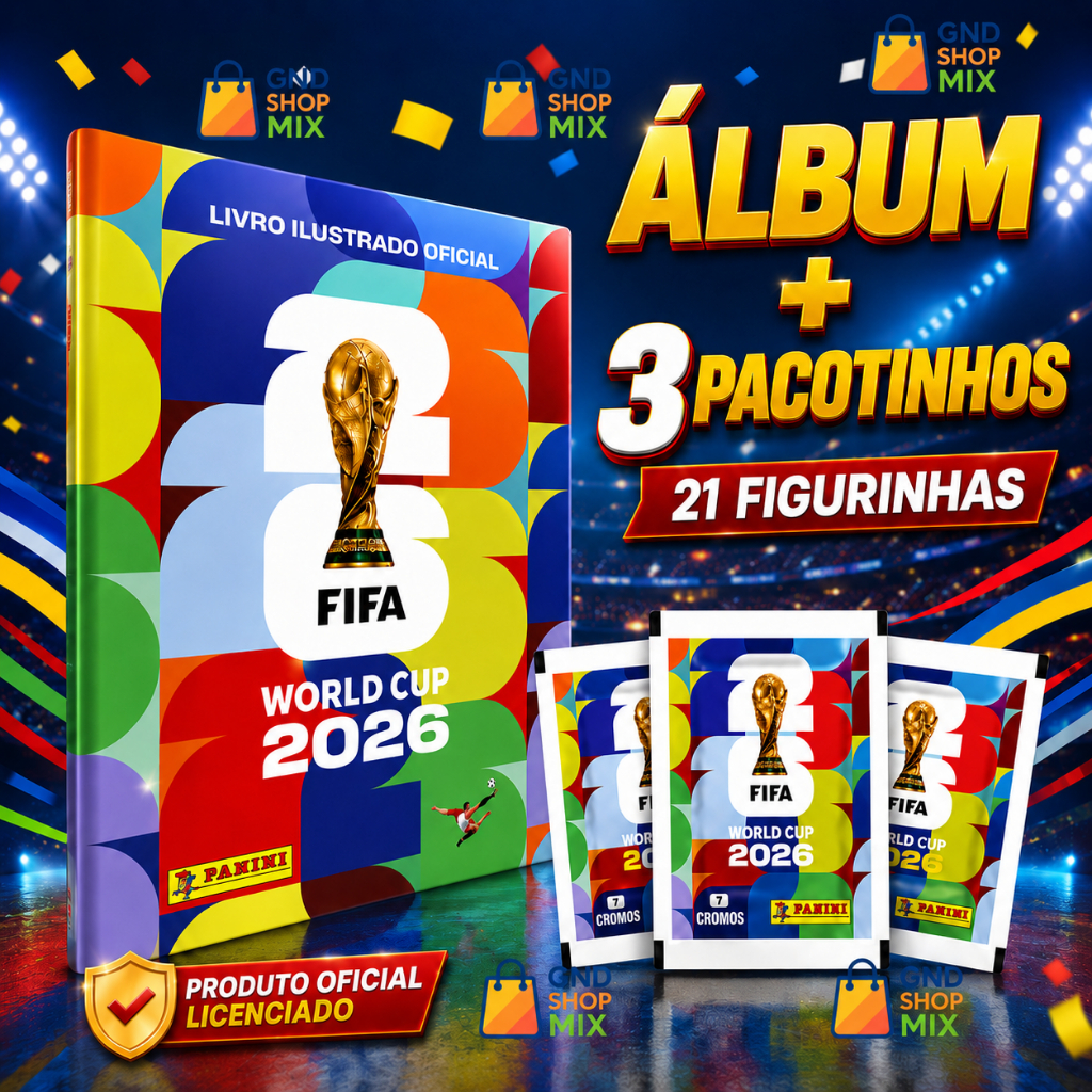 Álbum Copa do Mundo Capa Mole Brochura /Figurinhas Copa Do Mundo Original Panini Complete seu Albúm