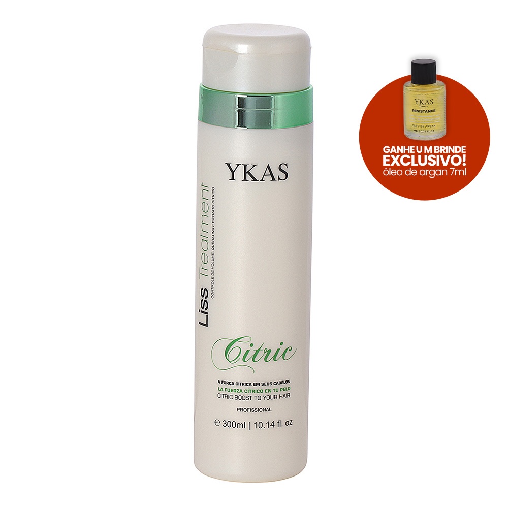 YKAS REDUTOR DE VOLUME CITRIC ESCOVA PROGRESSIVA 300 ML