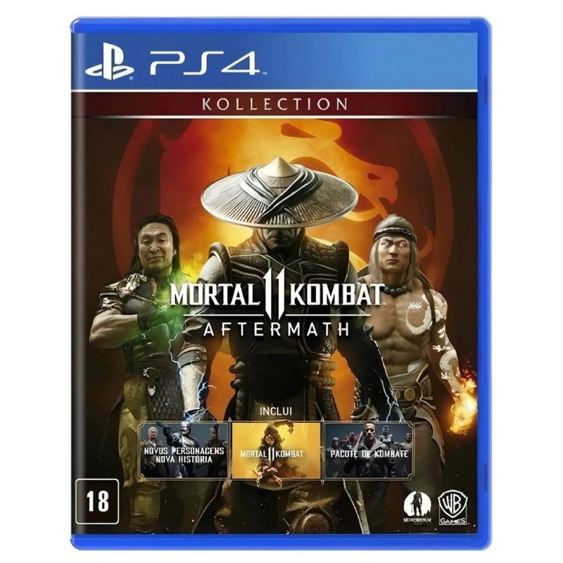 Jogo Mortal Kombat 11 Aftermath Kollection  (físico) em Português - PlayStation 4