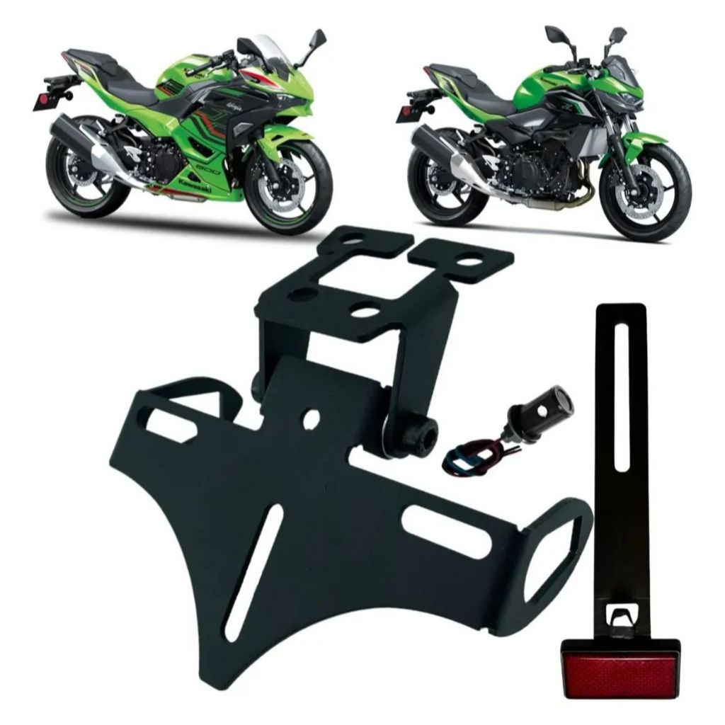 Eliminador De Rabeta Z400 Ninja 400 Articula Suporte Placa
