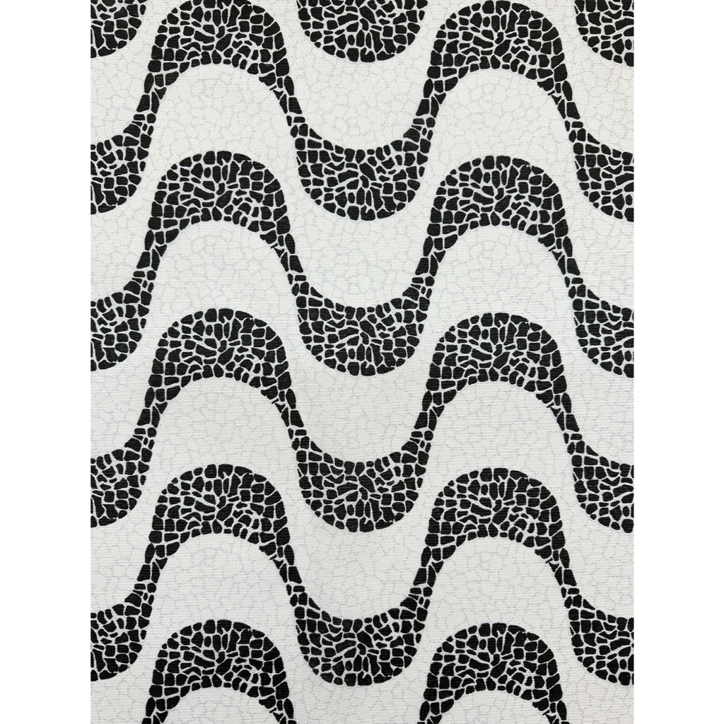 Tecido Gorgurinho Calçadão de Copacabana 1m x 1,5m