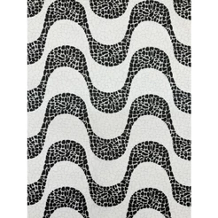 Tecido Gorgurinho Calçadão de Copacabana 1m x 1,5m