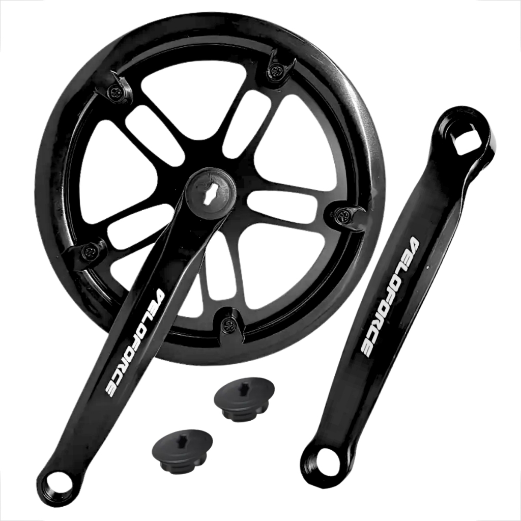 Pedivela Aro 29 Coroa Única Single 44d Ponta Quadrada 170mm Aço Resistente Aro 26 MTB Sem Marcha