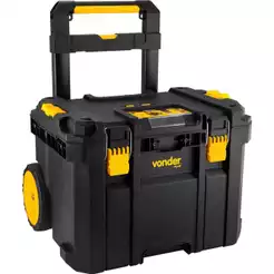 Caixa para Ferramentas Resistente com Rodas Compartimentos CRV900 Vonder Plus