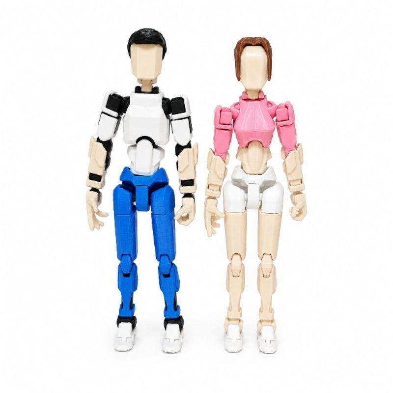 Boneco Articulado Masculino e Feminino – Alta Qualidade, Colecionável | Unitária ou Casal | Já Montado + Envio Rápido