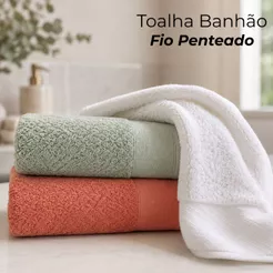Toalha Banhão Gigante Fio Penteado Grossa 430g/m2 100% Algodão Capri Hotel Super Macia Atlantica