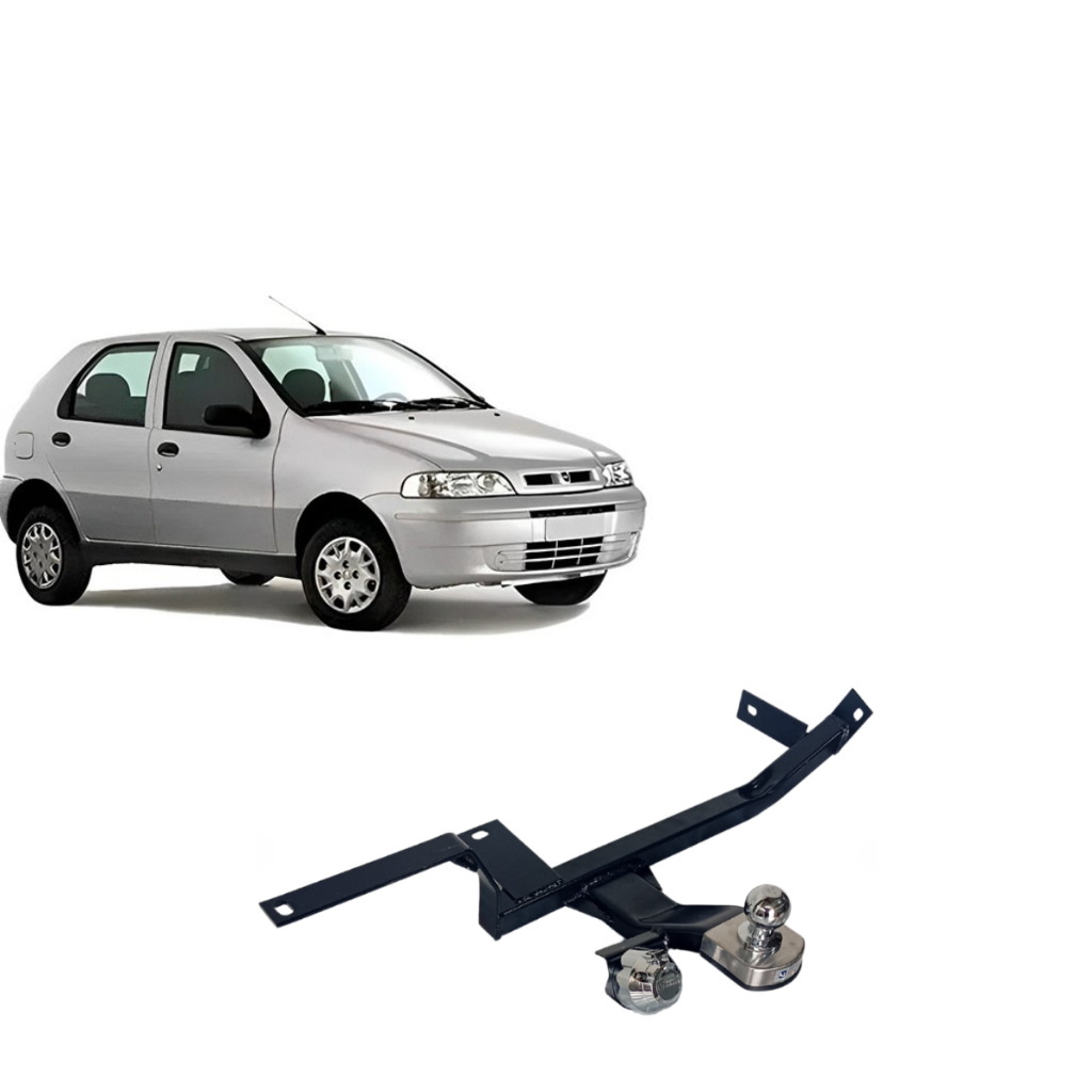 Engate Fiat Palio 1996 a 2003 Reforcel Reboque Rabicho Protetor 500KG