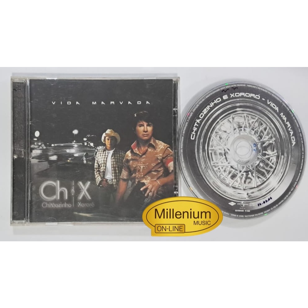 CD Chitãozinho & Xororó  Vida Marvada 2006 Original Gravadora colecionador Em Bom  Estado