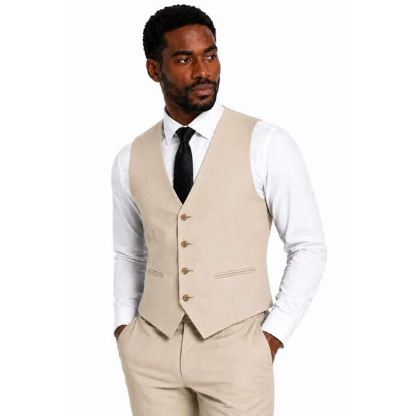 Colete Social Masculino Slim Oxford Premium | Ajustável, Elegante, Formal Várias Cores