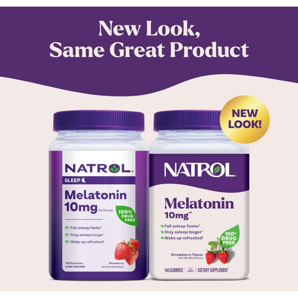 Suplemento 10mg 140-gummies.Melat.onin Natrol