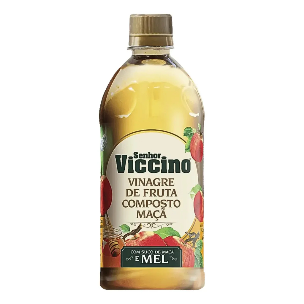 Vinagre de Maça Tradicional e Mel 500g - Senhor Viccino