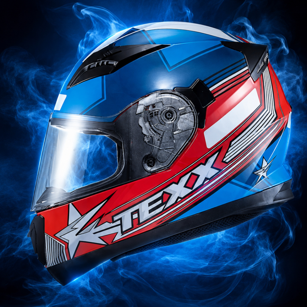 CAPACETE MOTO TEXX STRIKE SUPERSTAR