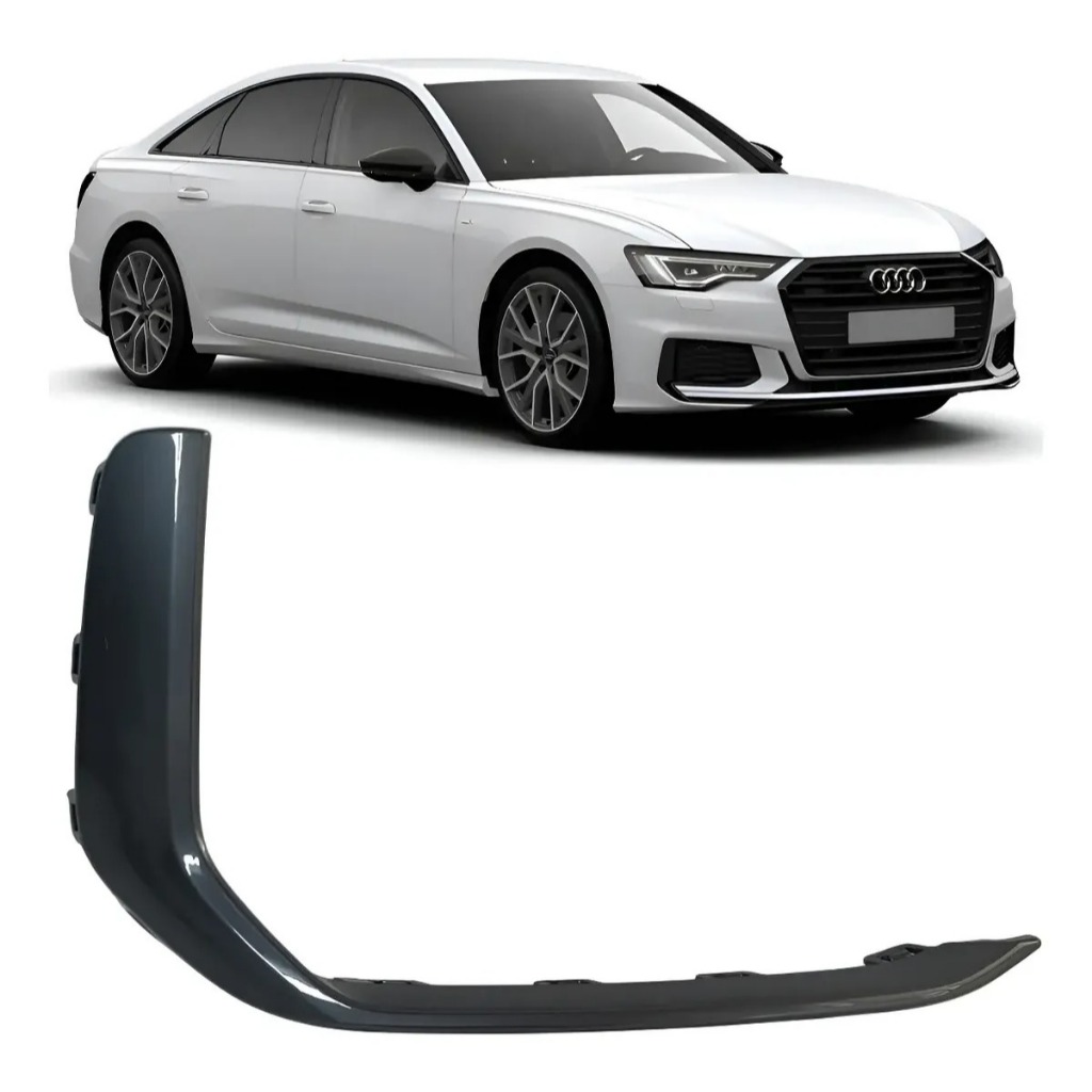 Friso Moldura Grade Milha Dianteiro Audi A6 C8 2019 2020 2021 2022 Direito Passageiro 4KD 807 968