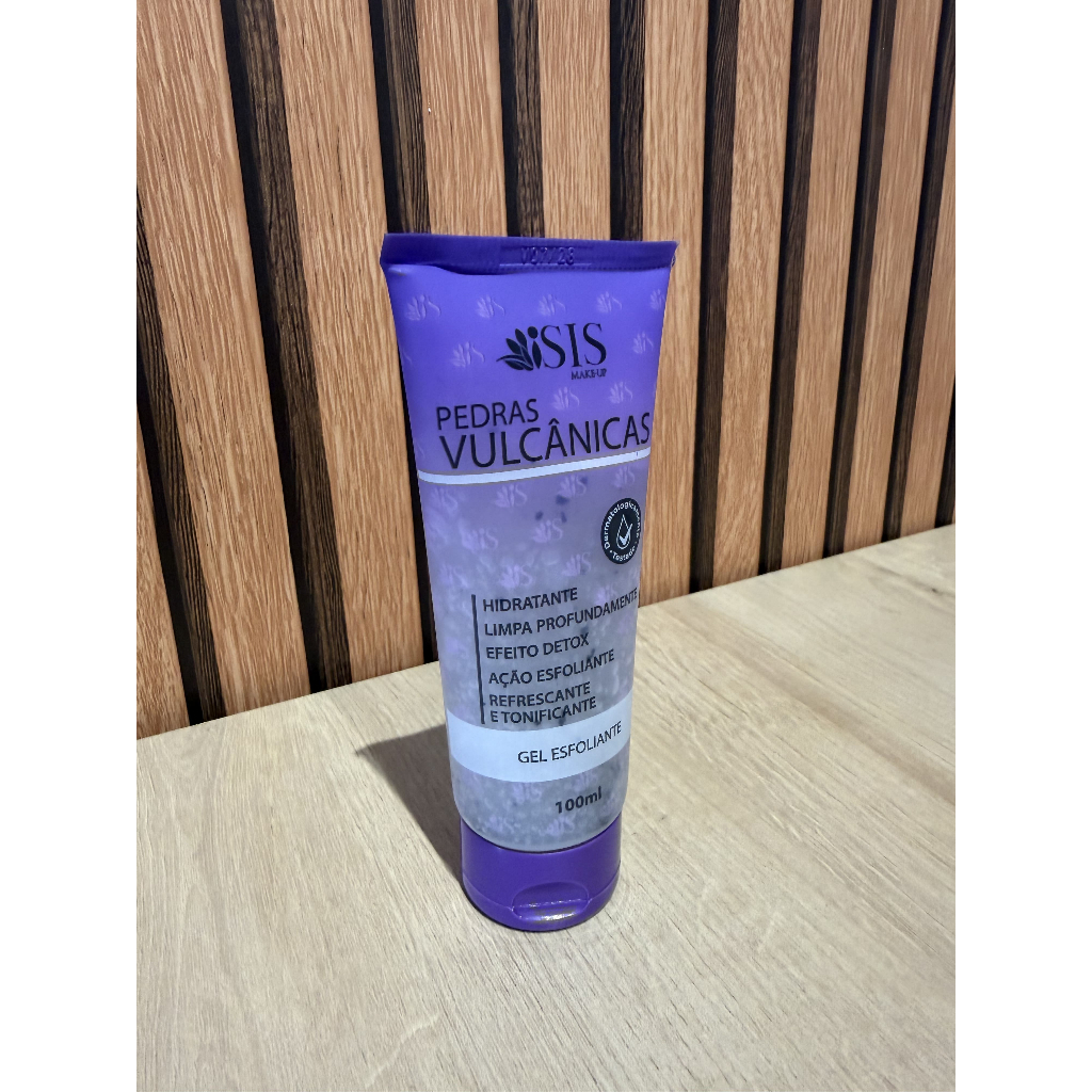Gel Esfoliante Pedras Vulcânicas -  Isis MakeUp - Limpeza Facial Renovação da Pele