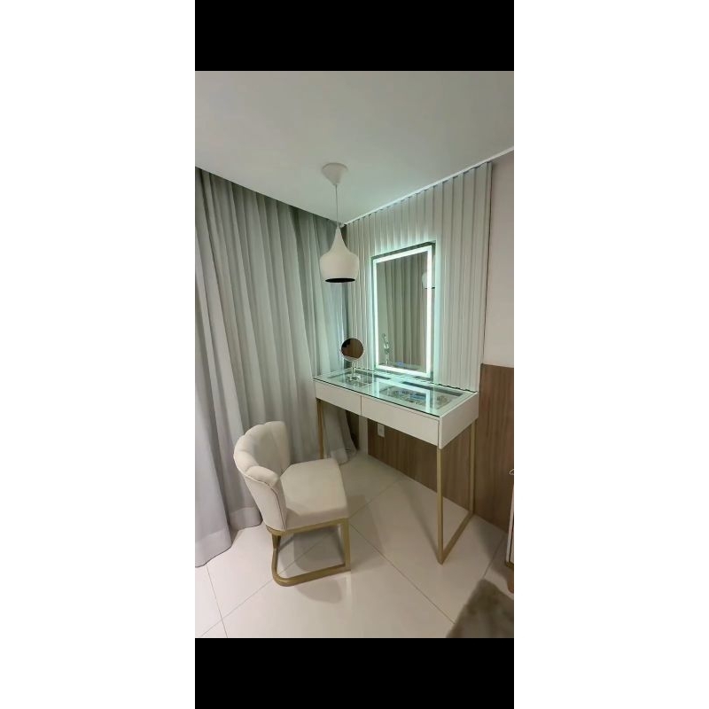 Retangular Com LED Jateado Ou Espelho Camarim com LED Integrado