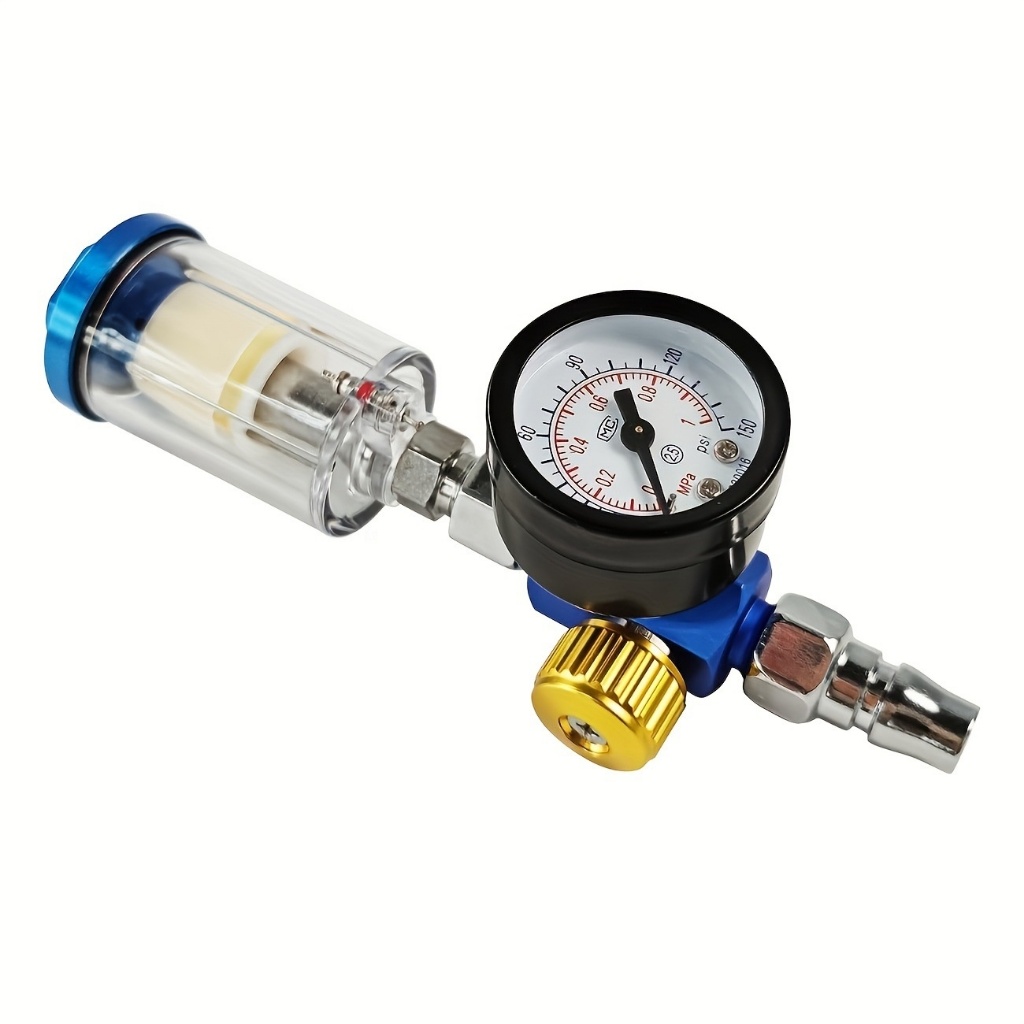 1/4 Polegada Manômetro Regulador Pneumático 180 Psi