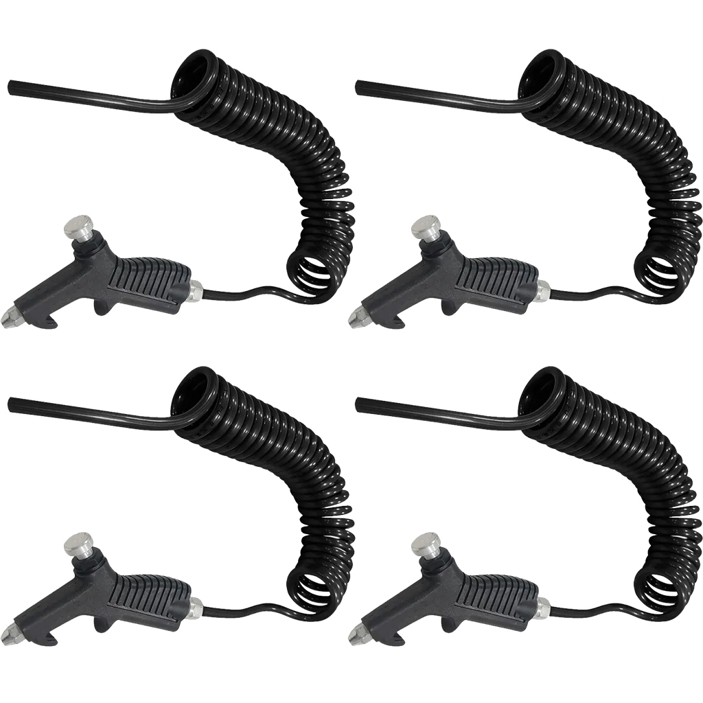 Kit 2 ou 4 Mangueiras de ar pressurizada 3.5mts para limpeza + bico