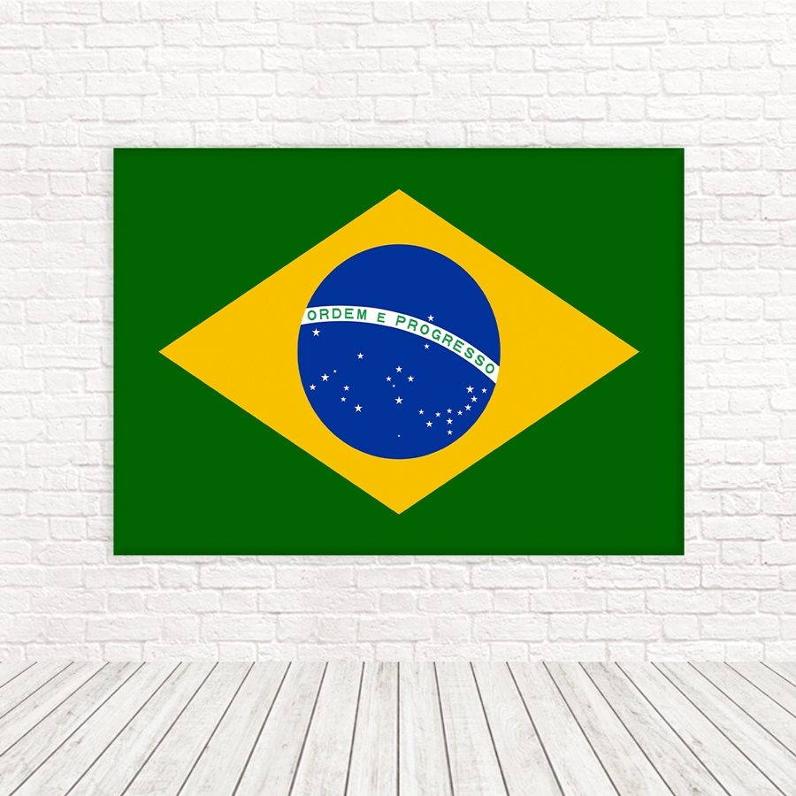 Bandeira Do Brasil Copa Do Mundo 2026 3,00x1,80 Tecido Sublimado Torcida