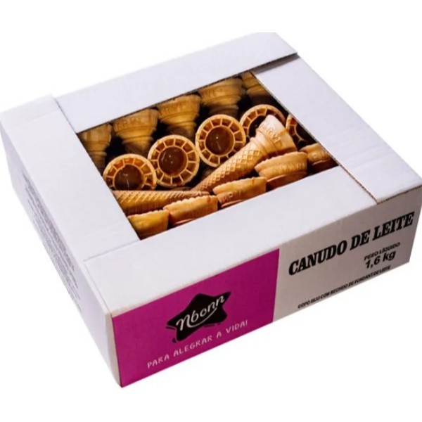 Canudo de Leite Nbonn Caixa C/50 Un 1,6kg - Doce Infância