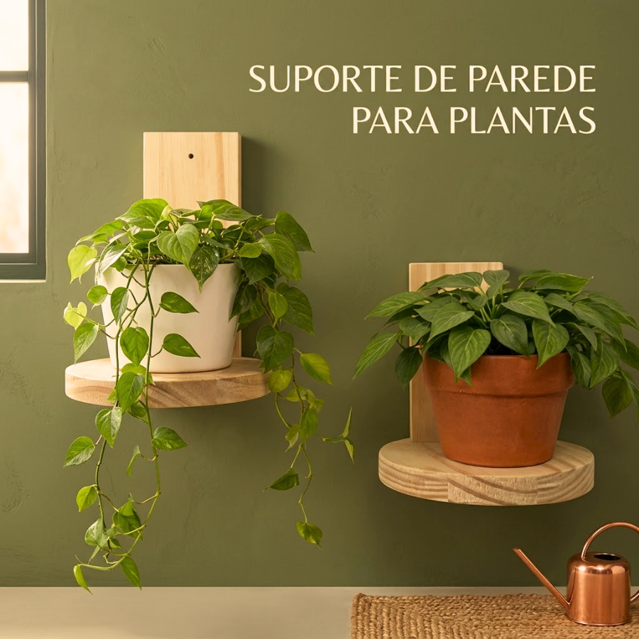 Suporte Para Plantas de Parede artesanal Suporte pendurar vaso Jardim vertical