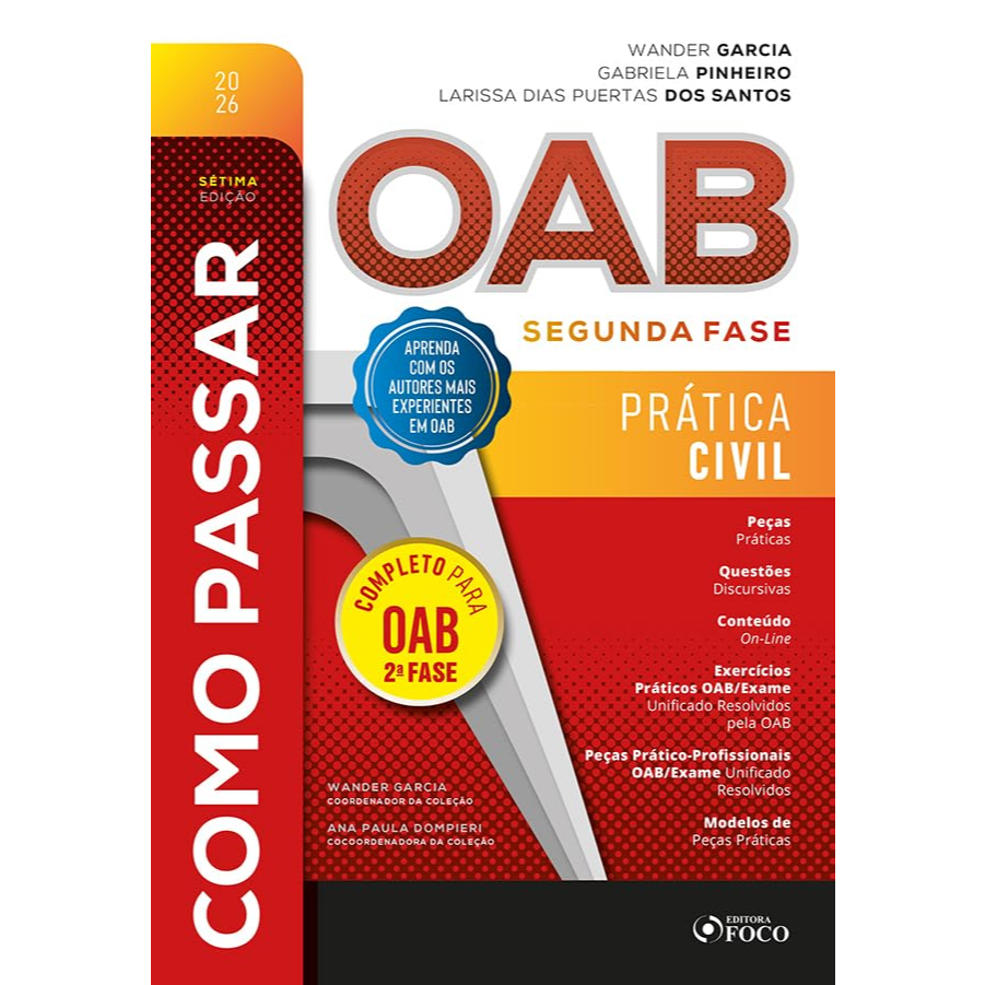 Como Passar na OAB 2 Fase Prática Civil - 2026 foco juridico