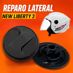 Reparo Botão Trava Viseira New Liberty 3 New Atomic Joy 23 Capacete Pro Tork