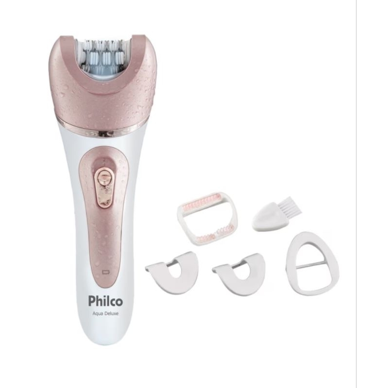 Depilador Philco PDP01R Aqua Deluxe 5 em 1 Sem Fio Bivolt