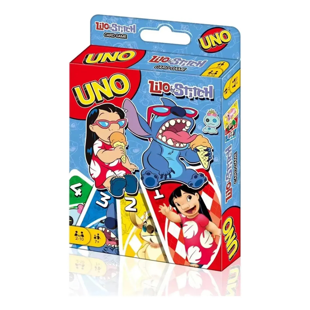 Jogo De Cartas Uno Edição Especial Lilo & Stitch Importado