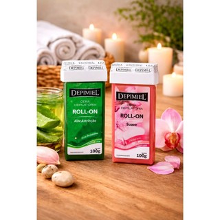 Cera Depilatória Roll-On Suave e Alta Aderência 100g - Depimiel
