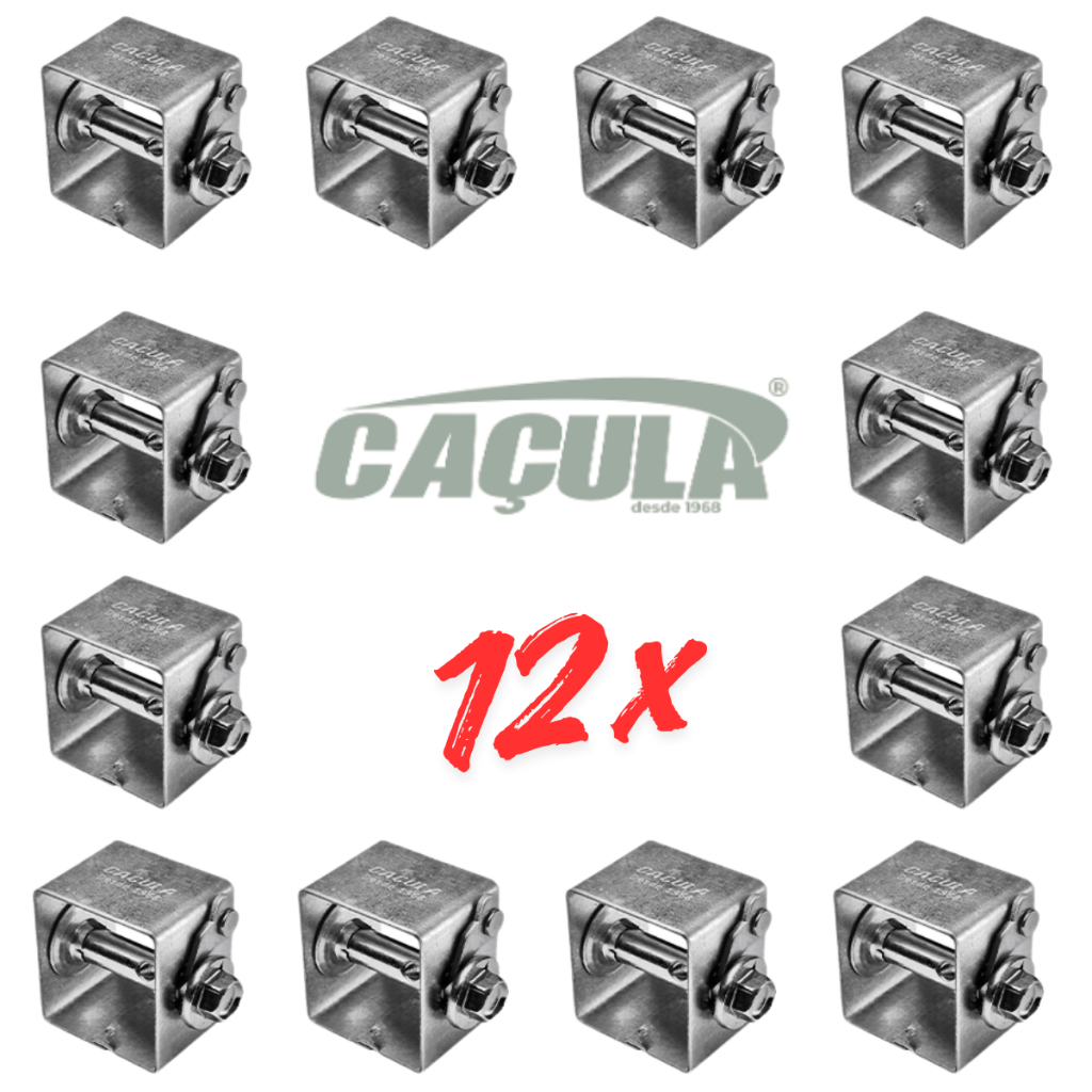 Kit 12 Catracas para Esticar Cerca Caçula | Aço Reforçado | Qualidade Superior | A Original