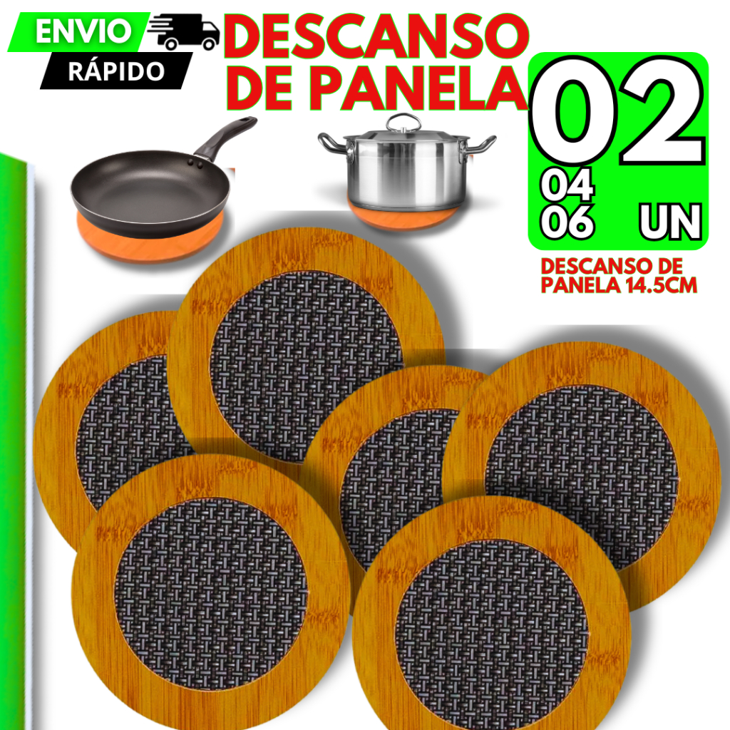 06/04/02 Descanso de Panela MDF Apoio Panela Quente Madeira Protetor Mesa Cozinha Alta Temperatura