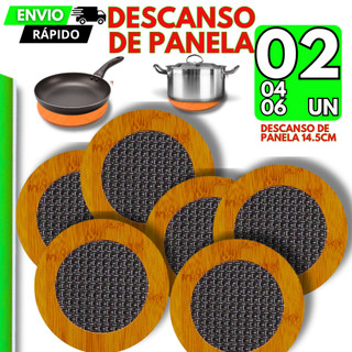 06/04/02 Descanso de Panela MDF Apoio Panela Quente Madeira Protetor Mesa Cozinha Alta Te…